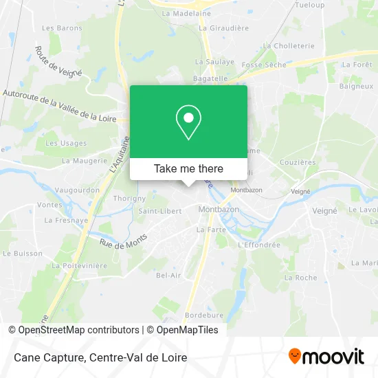 Cane Capture map