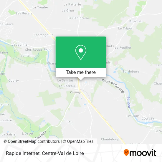 Rapide Internet map