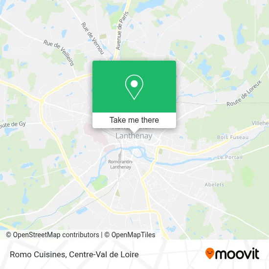 Romo Cuisines map