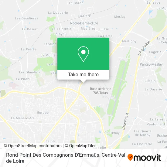 Rond-Point Des Compagnons D'Emmaüs map