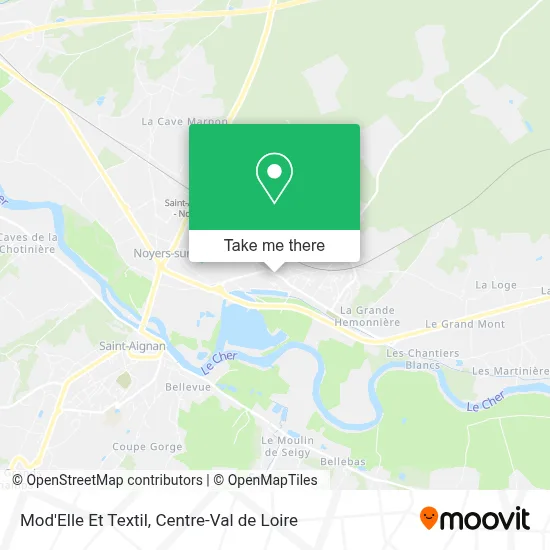 Mod'Elle Et Textil map