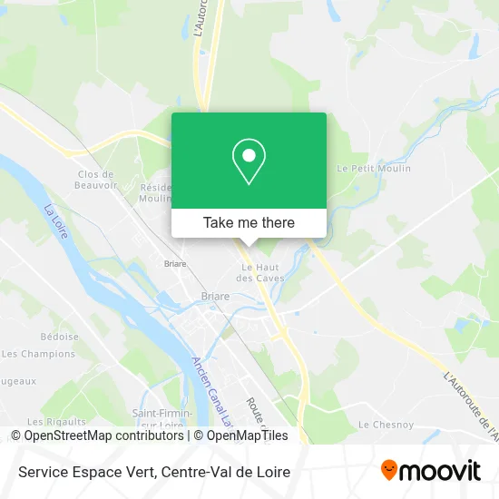 Service Espace Vert map