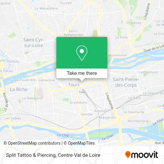 Split Tattoo & Piercing map