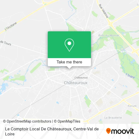 Le Comptoir Local De Châteauroux map