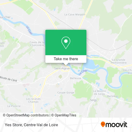 Yes Store map