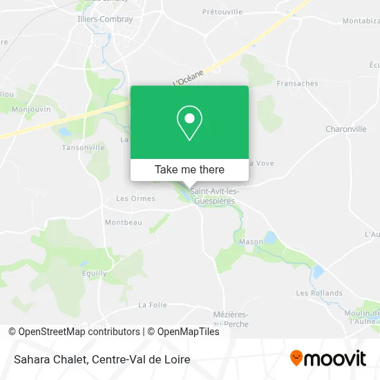 Sahara Chalet map