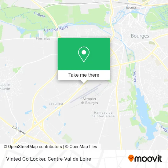 Vinted Go Locker map