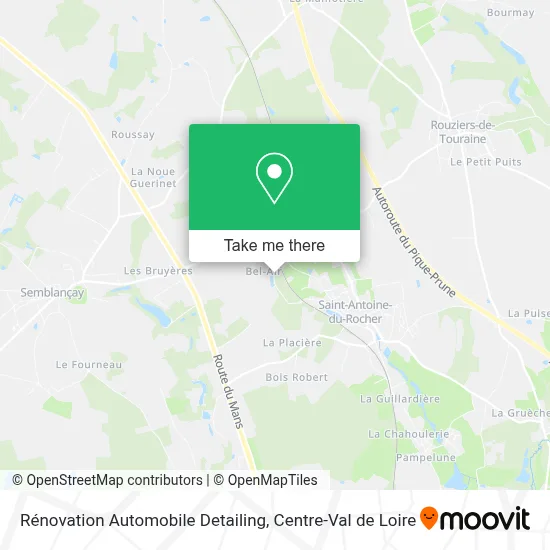 Rénovation Automobile Detailing map