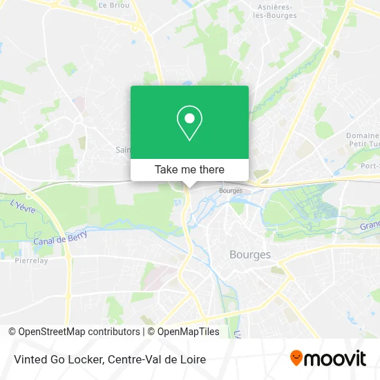 Vinted Go Locker map