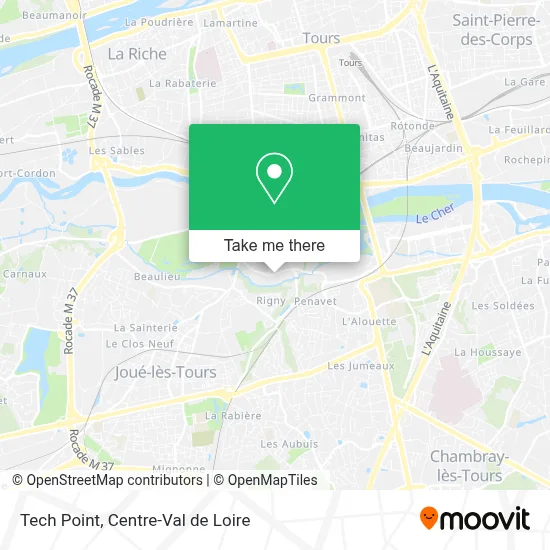 Tech Point map