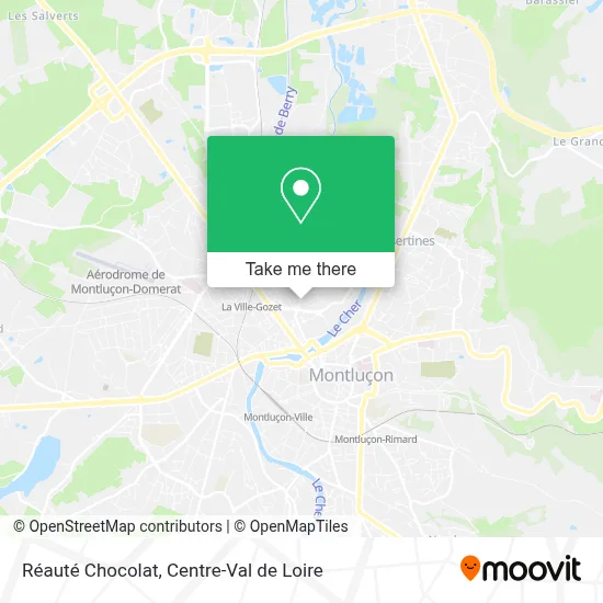 Réauté Chocolat map