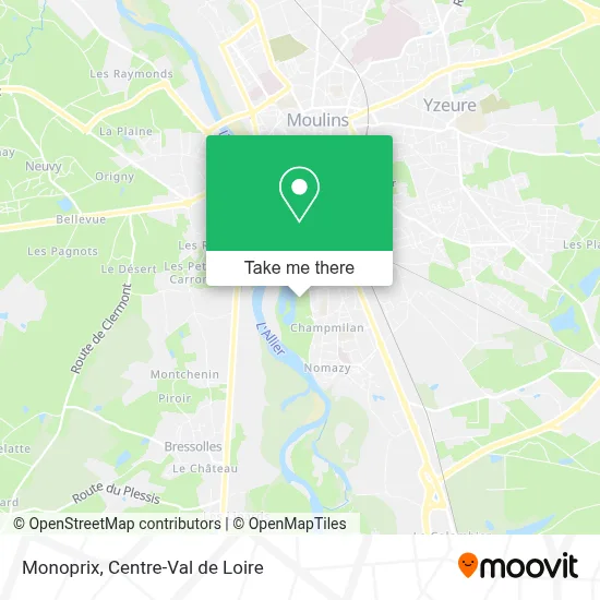 Monoprix map