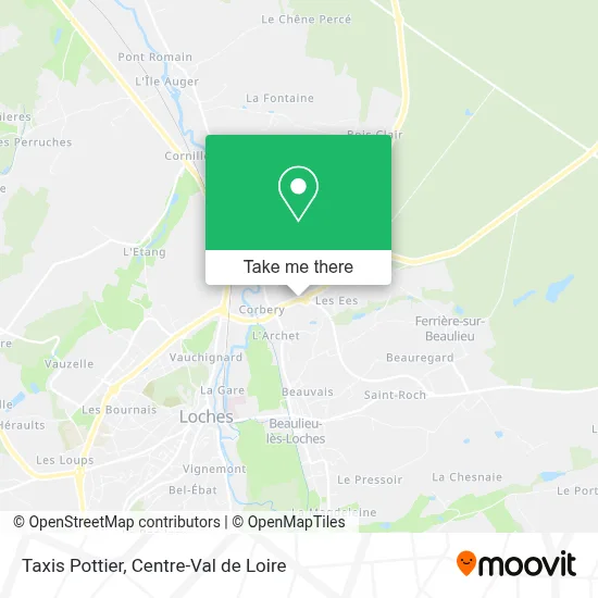 Taxis Pottier map