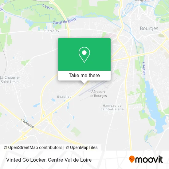 Vinted Go Locker map