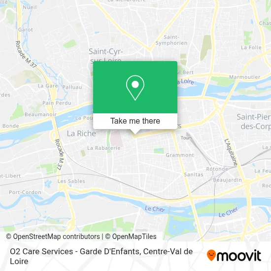 O2 Care Services - Garde D'Enfants map