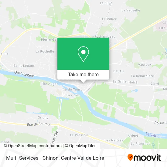 Multi-Services - Chinon map