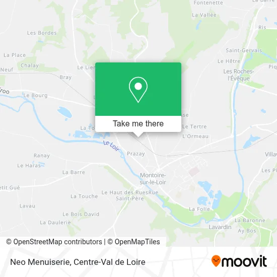 Neo Menuiserie map