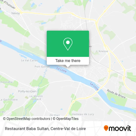 Restaurant Baba Sultan map