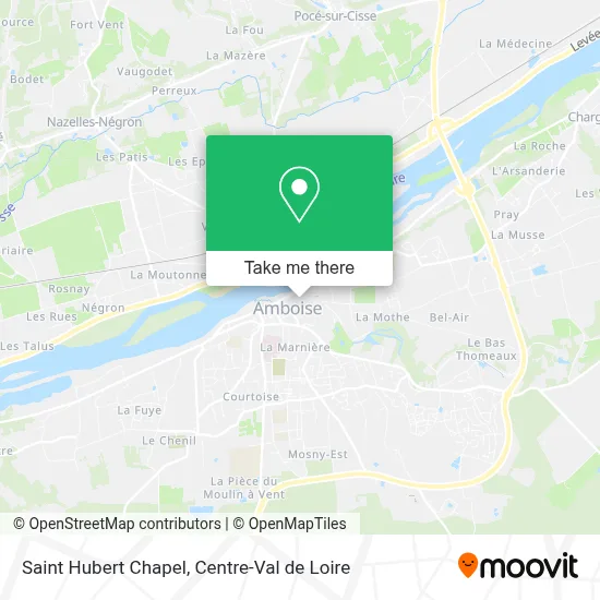 Saint Hubert Chapel map