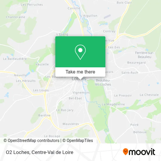 O2 Loches map
