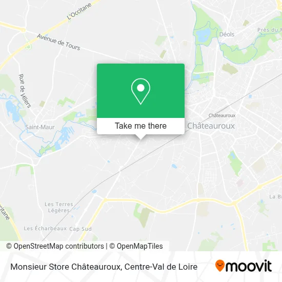 Monsieur Store Châteauroux map