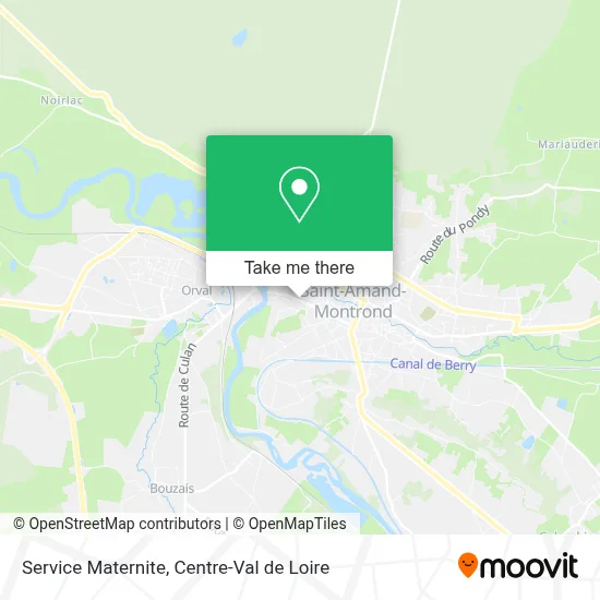 Service Maternite map