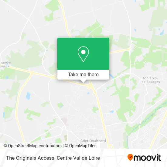 The Originals Access map