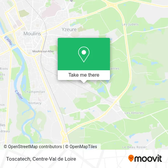 Toscatech map