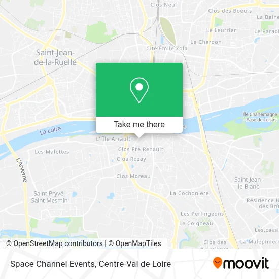 Space Channel Events map