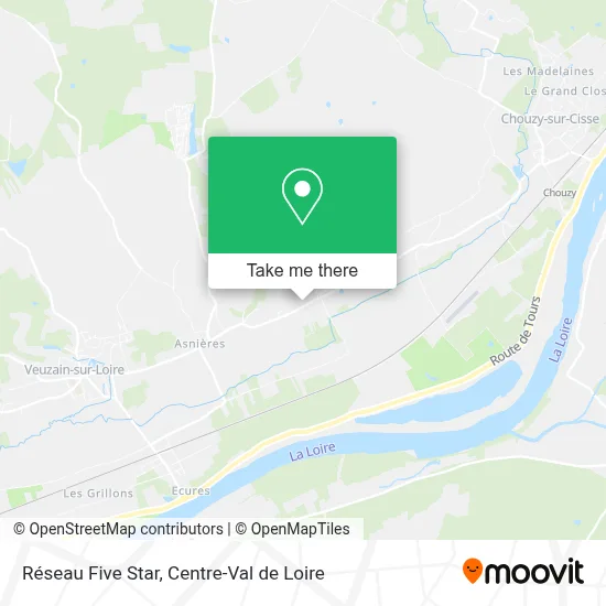 Réseau Five Star map