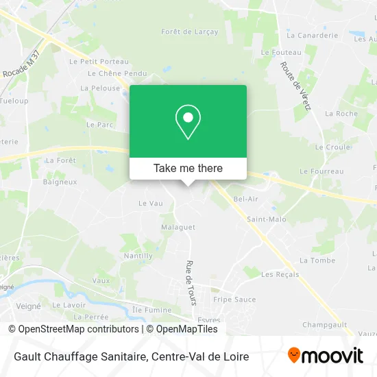 Gault Chauffage Sanitaire map