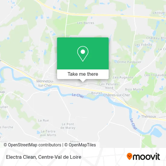 Electra Clean map