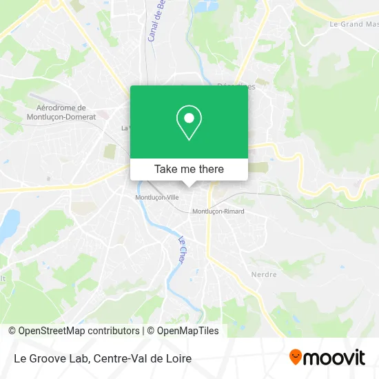Le Groove Lab map