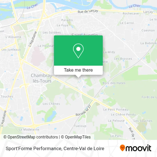 Sport'Forme Performance map