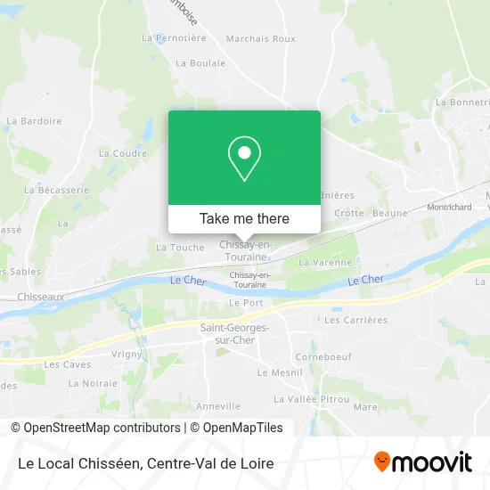 Le Local Chisséen map