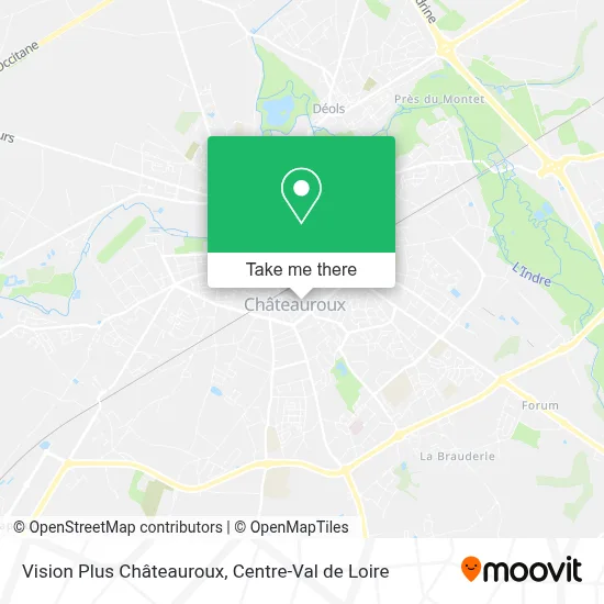 Vision Plus Châteauroux map