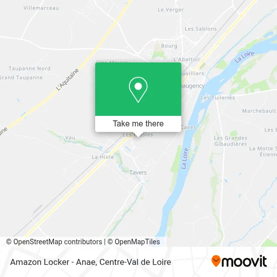 Amazon Locker - Anae map