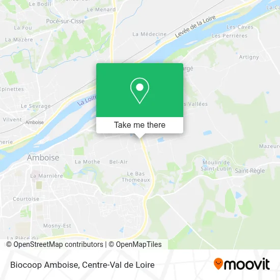 Biocoop Amboise map