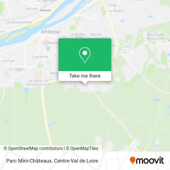 Parc Mini-Châteaux map