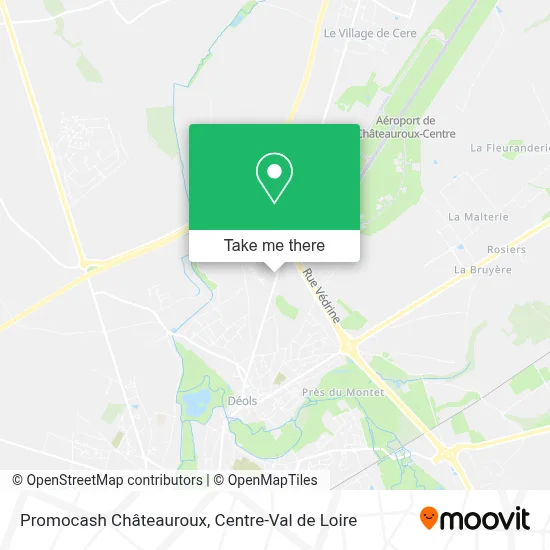 Promocash Châteauroux map