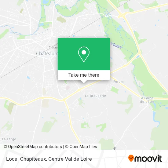 Loca. Chapiteaux map