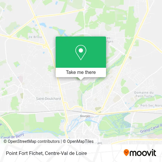 Point Fort Fichet map