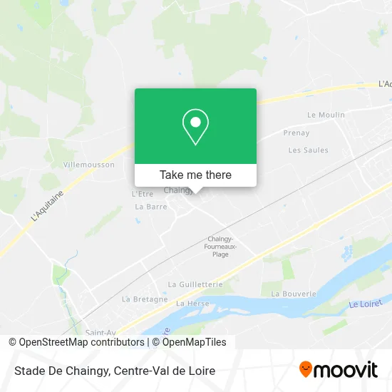Stade De Chaingy map