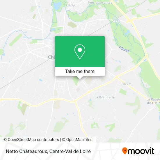 Netto Châteauroux map