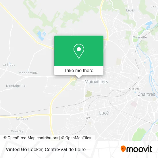 Vinted Go Locker map