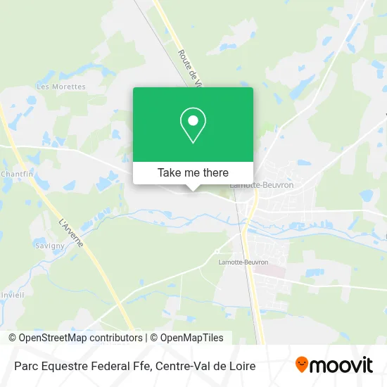 Parc Equestre Federal Ffe map