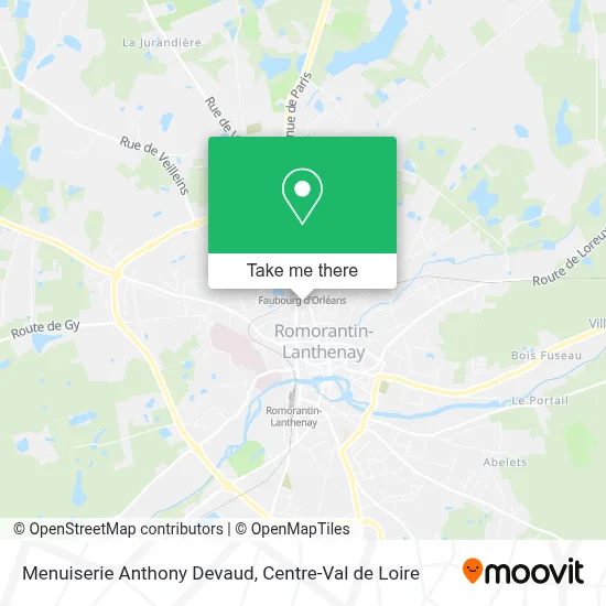 Menuiserie Anthony Devaud map