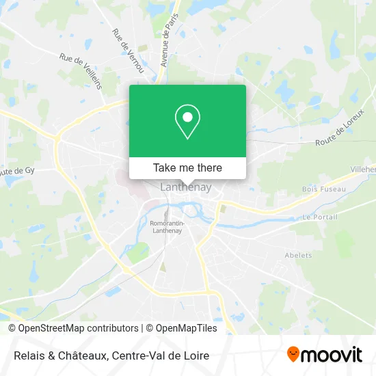 Relais & Châteaux map