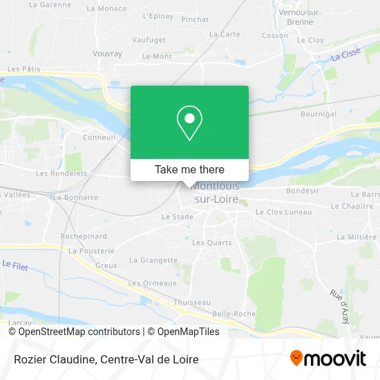 Rozier Claudine map