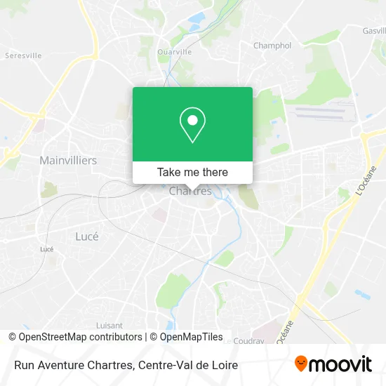 Run Aventure Chartres map